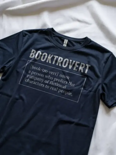 Witty Booktrovert T-Shirt – Funny Definition Tee for Introvert Book Lovers - Image 8