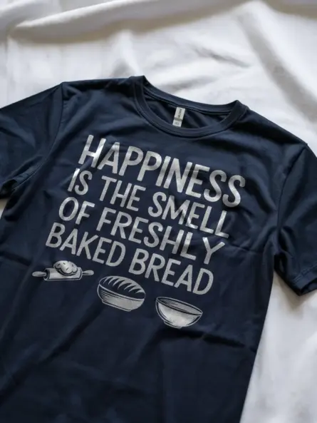 Happiness Bread Lover T-Shirt – Cozy Gift for Home Bakers - Image 8