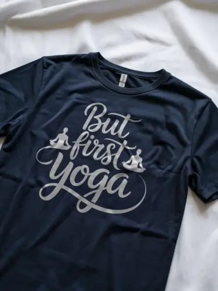 Peaceful But First Yoga T-Shirt for Women - Image 8
