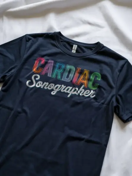 Vibrant Cardiac Sonographer T-Shirt for Echo Techs - Image 5