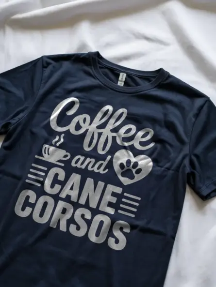 Coffee and Cane Corso T-Shirt – Bold Gift for Dog Lovers - Image 9
