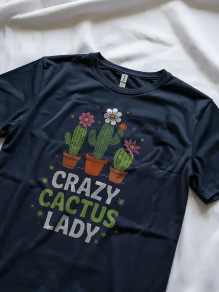 Crazy Cactus Lady T-Shirt - Image 9