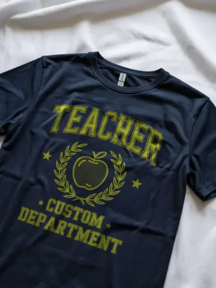 Custom Teacher Shirt – Vintage Collegiate Department Top - Image 8
