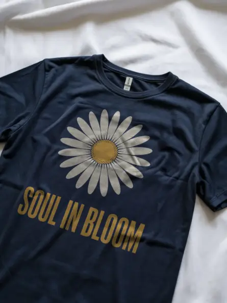 Soul in Bloom Daisy T Shirt – Retro Affirmation Style for Mindful Fashion Lovers - Image 8