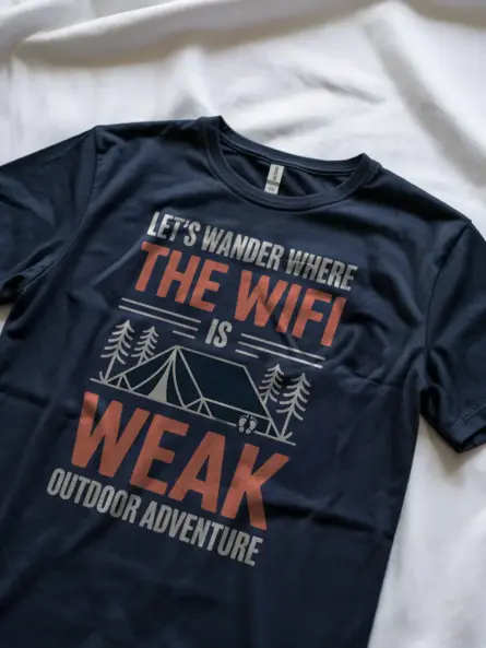Digital Detox Camping T-Shirt for Outdoor Adventure Lovers - Image 8
