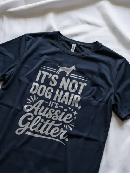 Funny Dog Hair Is My Glitter Shirt – Aussie Sparkle Tee - Image 10