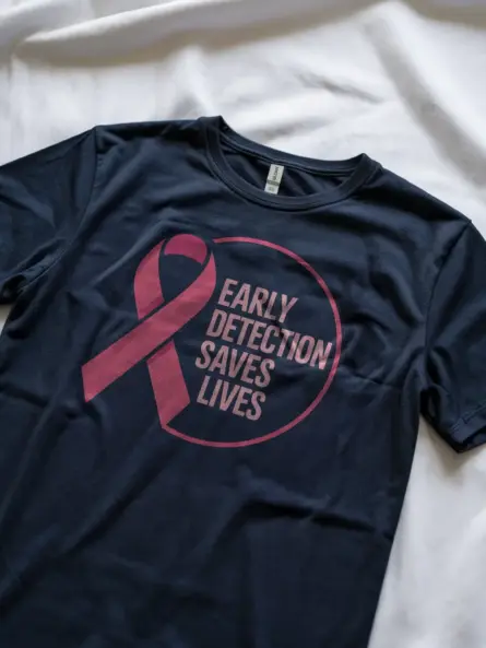 Early Detection Saves Lives Shirt – Powerful Pink Ribbon Awareness Tee - Image 10