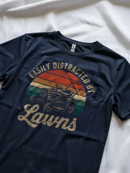 Retro Lawn Care T-Shirt for Mowing Fans - Image 10