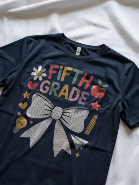 Fifth Grade Shirt – Kawaii Teacher Team Back-to-School Tee - Image 8