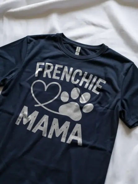 Frenchie Mama Shirt – Cute Minimal Dog Mom Tee for Women - Image 12
