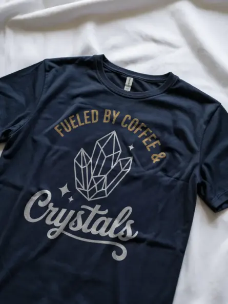 Fueled by Coffee and Crystals Shirt – Bold Spiritual Energy Tee - Image 8