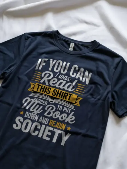 Funny Book Down Shirt for Readers Forced to Rejoin Society - Image 8
