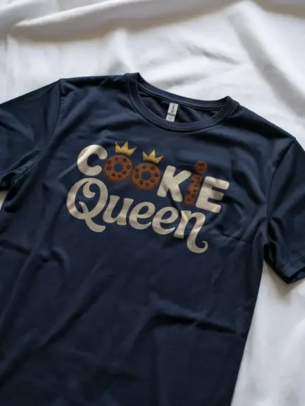 Funny Cookie Queen T-Shirt for Bakers - Image 8