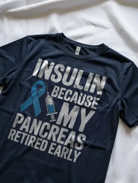 Funny Diabetes T Shirt – Bold Pancreas Retired Early Tee - Image 11