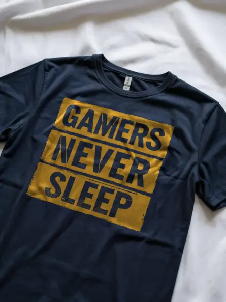 Funny Gamer T Shirt – Gamers Never Sleep Graphic for Night Owls - Image 5