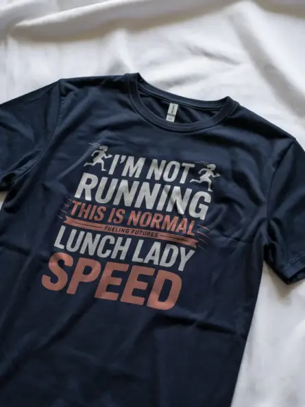 Funny Lunch Lady T-Shirt – Normal Speed - Image 8