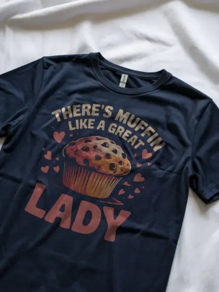 Funny Muffin Lover T-Shirt Retro Style - Image 8