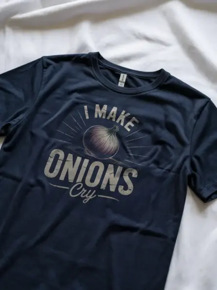 Funny Onion T-Shirt for Chefs and Cooks - Image 5