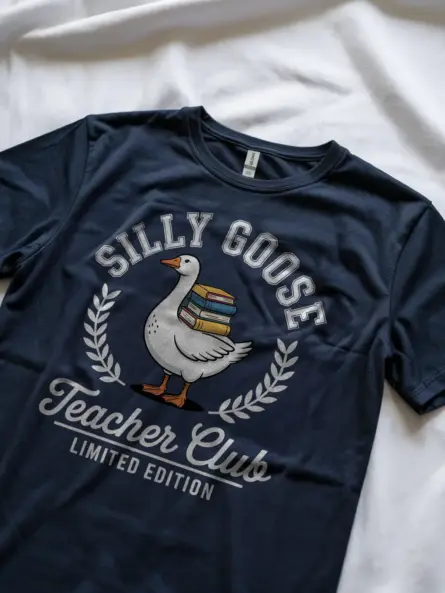 Funny Teacher Club Shirt – Silly Goose Limited Edition Tee - Image 8