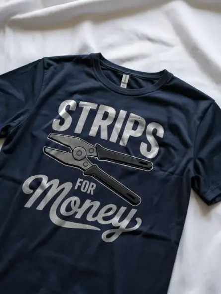 Funny Wire Stripper Electrician Shirt – Strips for Money - Image 8