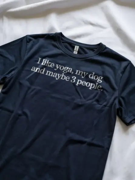 Funny Yoga Dog T-Shirt – Sarcastic Pet Lover Introvert Humor - Image 8
