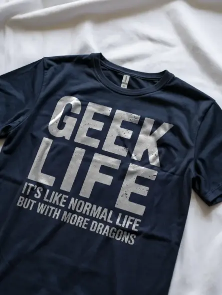 Geek Life Dragon T-Shirt for Nerds - Image 9