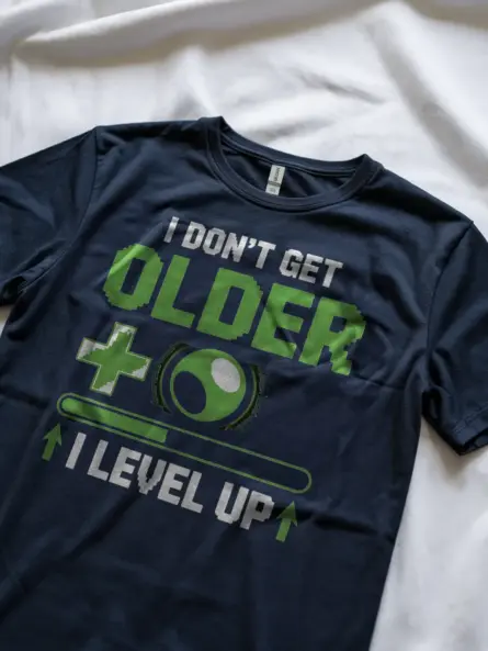 Level Up Birthday Gamer T-Shirt - Image 8