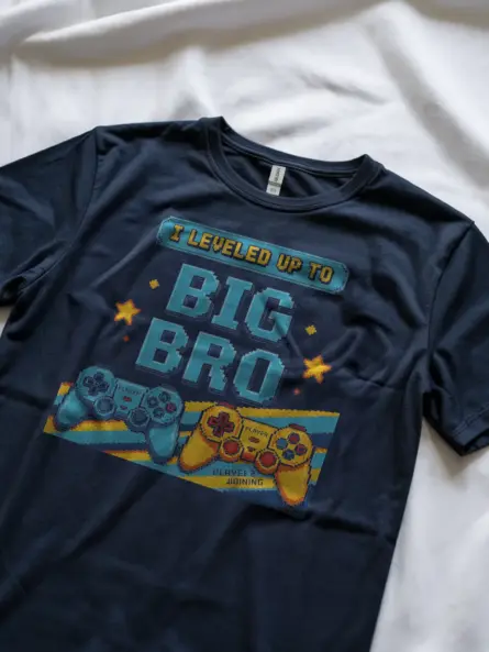 Epic Leveled Up to Big Bro Gamer Shirt - Image 11