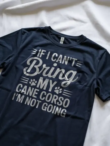 If I Can't Bring My Dog Shirt – Bold Cane Corso Statement Tee - Image 9