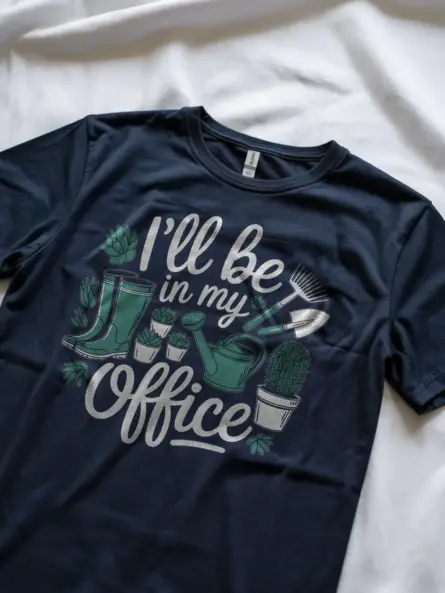I’ll Be In My Office Gardening T-Shirt - Image 3