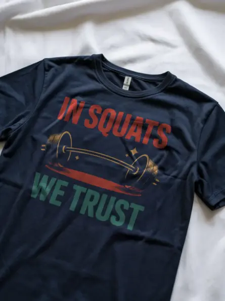 In Squats We Trust T-Shirt - Image 9