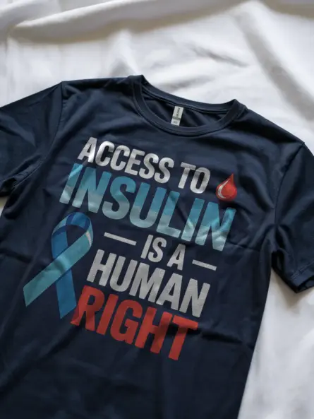 Insulin Is a Human Right Shirt – Bold Diabetes Advocacy Protest Tee - Image 11