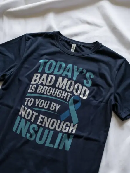 Insulin T Shirt – Bold Funny “Not Enough Insulin” Mood Tee for Diabetics - Image 11