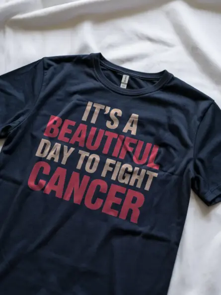 It's a Beautiful Day to Fight Cancer Shirt – Empowering Quote Tee - Image 9