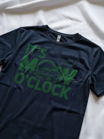 It's Mow O'Clock T-Shirt for Lawn Lovers - Image 12