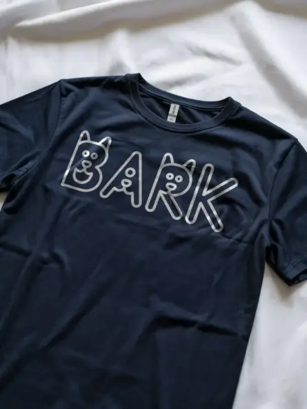 Minimalist Dog T-Shirt – Modern BARK Design for Dog Lovers - Image 8