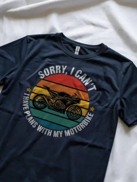 Bold Motorbike T Shirt – Retro Rider Quote Tee for Bikers - Image 8