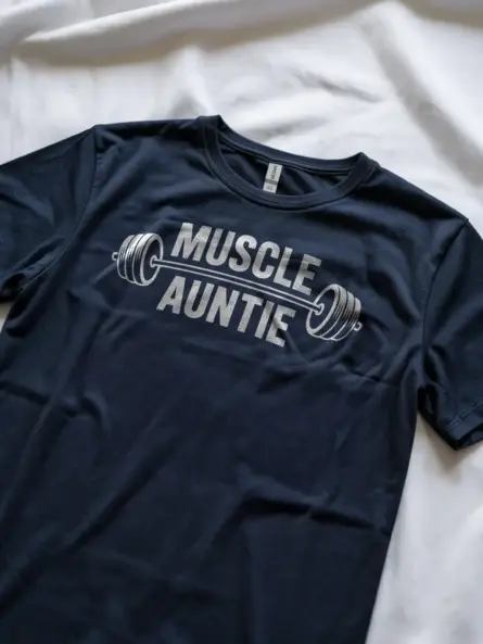 Muscle Auntie T-Shirt for Strong Fitness-Loving Women - Image 11