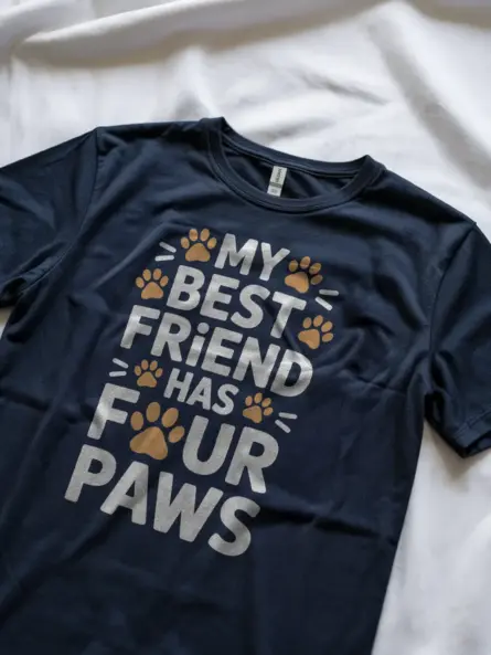 My Best Friend Has Four Paws Shirt – Bold Dog Lover Tee - Image 11