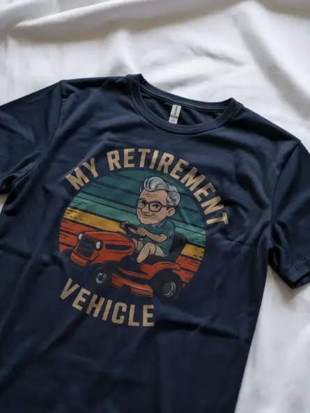 Legendary Retirement Lawn Mower T-Shirt - Image 9