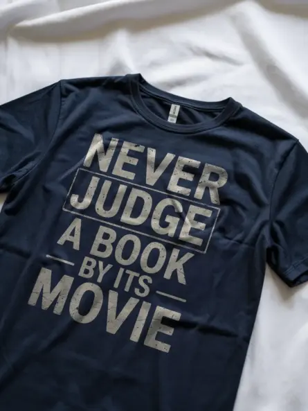 Funny Never Judge a Book by Its Movie T-Shirt - Image 9