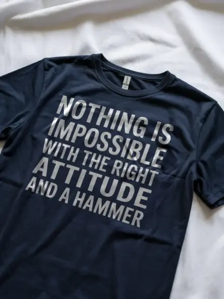 Nothing Is Impossible Hammer T-Shirt – Motivational Gift for Carpenters - Image 11