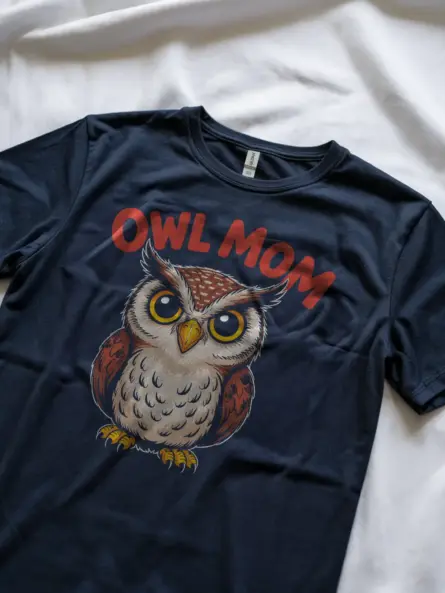 Owl Mom T-Shirt for Bird Lovers - Image 9