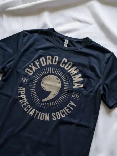 Oxford Comma Shirt – Vintage “Appreciation Society Est. 1912” Tee - Image 8
