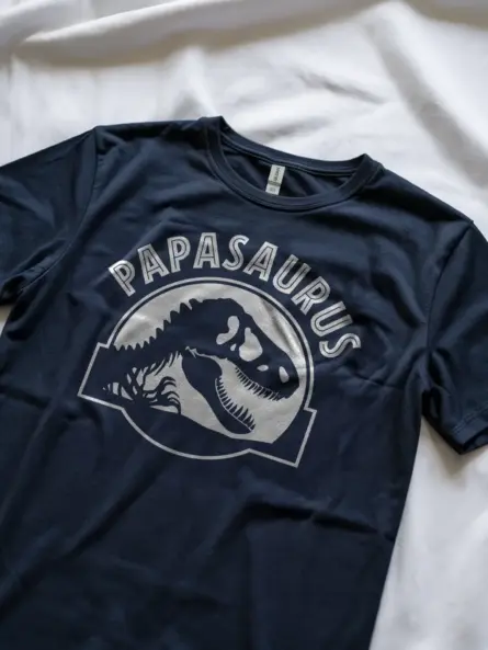 Papasaurus Dinosaur Dad T-Shirt – Funny Prehistoric Gift Tee - Image 11