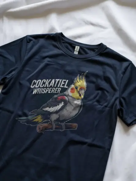 Cockatiel T-Shirt for Bird Lovers – Funny Cockatiel Whisperer Gift - Image 2