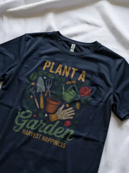 Charming Plant a Garden Harvest Happiness T-Shirt - Image 8