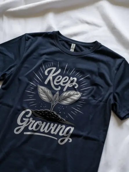 Keep Growing Plant Lover Inspirational T-Shirt - Image 8