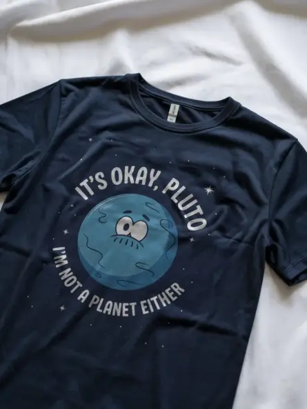 Funny Pluto Not a Planet T-Shirt – Space Meme Tee - Image 8