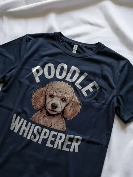 Empowering Poodle Whisperer Shirt – Fluffy Dog Lover Tee - Image 9